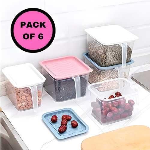 Unbreakable Kitchen Storage  Baskets  (Pack of 6)